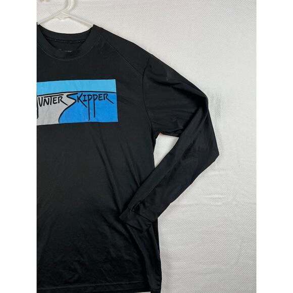 Men's Hunter Skipper Black Long Sleeve Performance Shirt Paragon Size Large - Picture 5 of 9